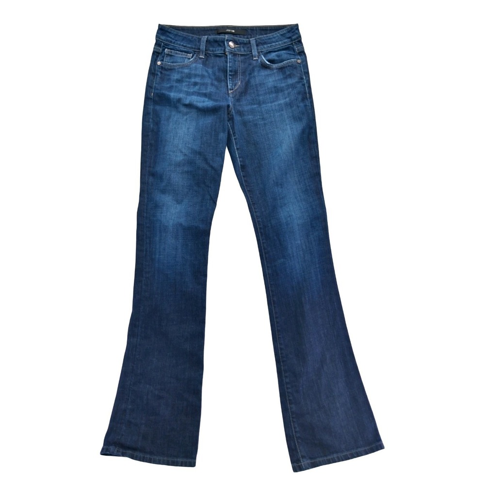 Joes Jeans Icon Jeans Womens 27 X 34 Blue Mid Rise Bootcut Stretch Medium Denim